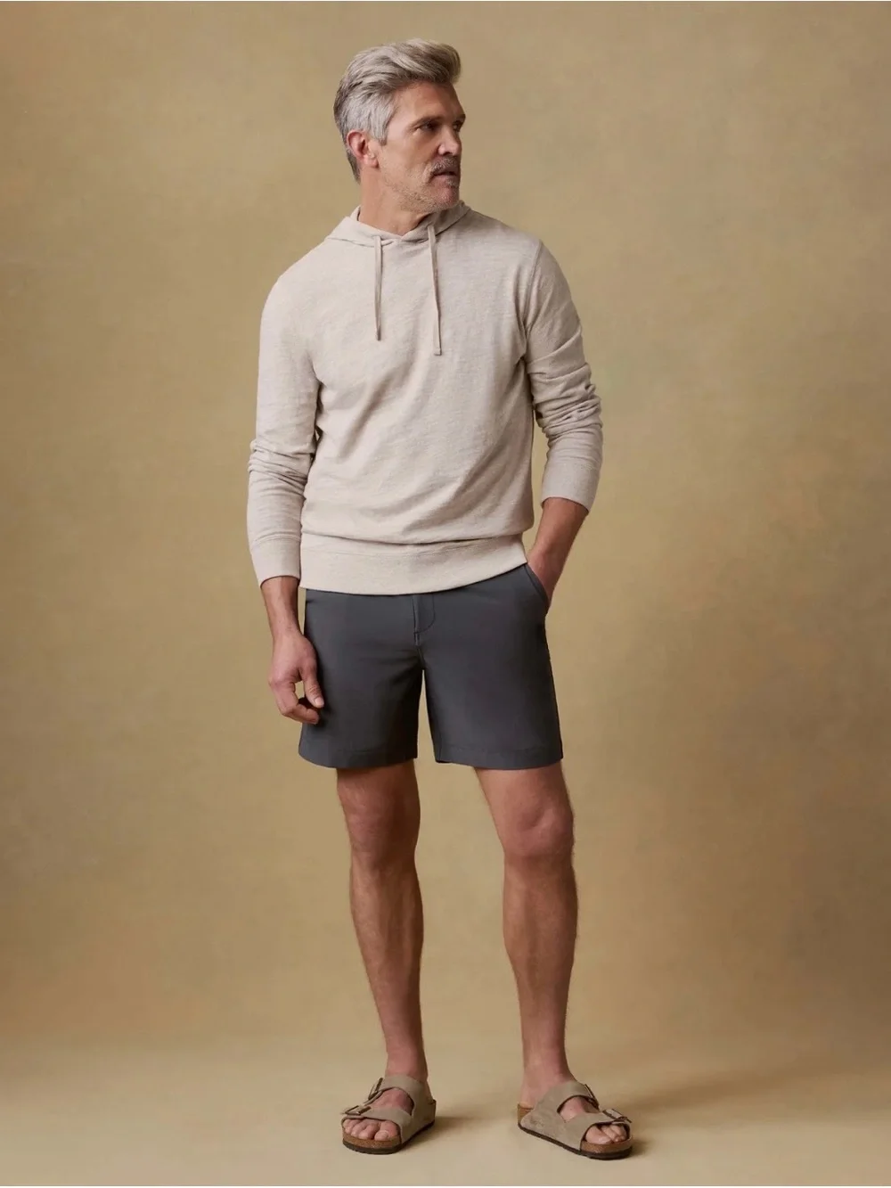 Faherty All Day Short - Mountain Coal
